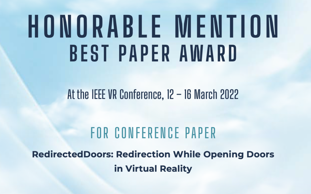 MediaFutures’ New Publication with Honorable Mention at the IEEE VR 2022 Conference