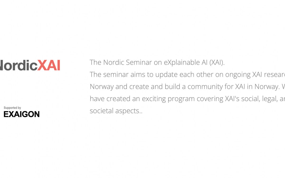 The Nordic Seminar on eXplainable AI (XAI)